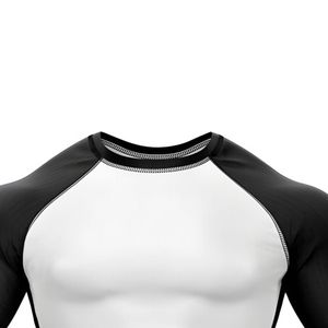 Licra transpirable totalmente sublimada al por mayor/poliéster BJJ & MMA Rash Guard con mangas completas y equipo de diseño personalizado - Product Image 4