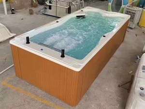 Grande baignoire portative d'intérieur/extérieure de rectangle de piscine de station thermale de natation acrylique libre avec la musique pour l'usage d'intérieur d'hôpital d'appartement - Product Image 4