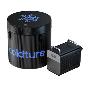 Seau à glace portable, bac à glace pliable rond en fibre de carbone - Product Image 2