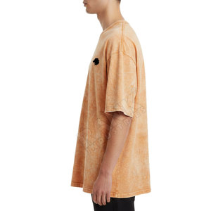 Camisetas para hombre con lavado ácido a precio mayorista, servicio OEM, MOQ bajo, gran oferta - Product Image 3