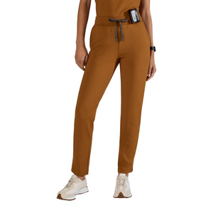 Pantalones de fregado profesionales para mujer con logotipo personalizado, pantalones de uniforme médico duraderos y cómodos para clínicas y hospitales - Product Image 1
