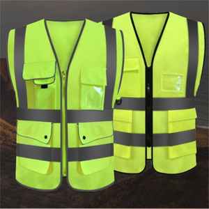 Chaleco DE SEGURIDAD DE TRABAJO DE tallas grandes superventas de la mejor calidad, ropa de trabajo con múltiples bolsillos, ropa reflectante, chaleco reflector - Product Image 6