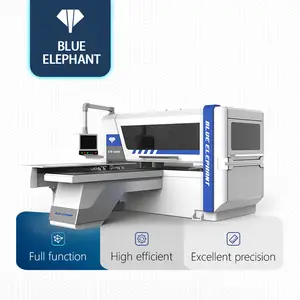 Elefante Azul Cnc Alta Precisão Madeira Seis Side Drilling Machine Máquina De Perfuração Cnc Vertical Para Madeira Placa-Tipo Móveis