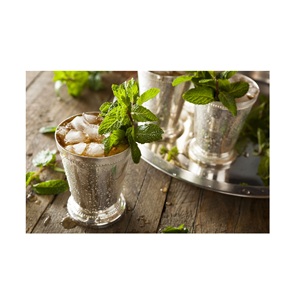 Shiny Silver Mint Julep Cup Made of Stainless Steel Copper Modern Party <b>Drinkware</b> - Product Image 2