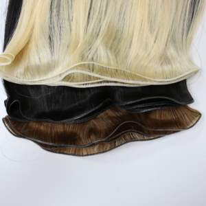 Machine européenne d'extensions de cheveux humains vierges Remy à prix de gros Style Yaki à double trame dans les tailles 8 ''à 34'' en couleur - Product Image 5