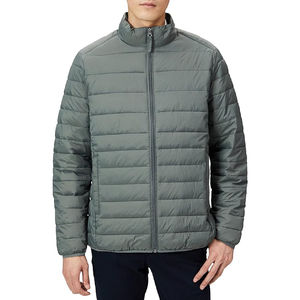 Chaqueta acolchada informal para hombre 2024, abrigo de invierno con capucha personalizado de alta calidad con cuello levantado, tela de burbuja transpirable de gran tamaño - Product Image 6