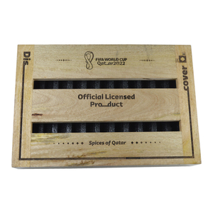 Juego de utensilios de cocina de madera de calidad clásica, decoración para Masala Dabba, color Natural, diseño de caja de comida picante - Product Image 1