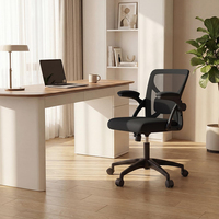 Silla de Oficina Ergonómica OEM con Malla y Soporte Ajustable, Silla de Escritorio para Computadora con 90-105 °   Función de Inclinación, Asiento Amplio, Ahorro de Espacio