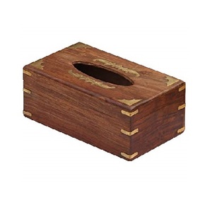 Porte-serviettes en bambou accessoire de bureau pour bureau à domicile Caffey Restaurants et banquet de mariage forme rectangulaire de haute qualité - Product Image 6