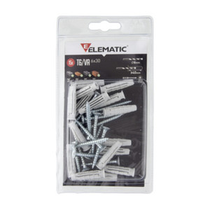 Elematic Tassello T6/ Va 5x25 Con Vite 100 Pz - Product Image 1