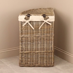 Rattan Wicker <b>Corner</b> Laundry <b>Basket</b> Handmade Storage <b>Baskets</b> Natural Rattan Modern Multifunction Made in Viet Nam - Product Image 3