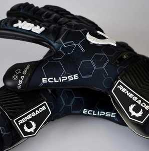 Gants de gardien de but en cuir au design personnalisé entièrement orange néon avec poignée en latex haute visibilité matériau en caoutchouc SP Branding - Product Image 2