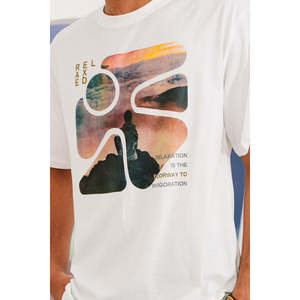 เสื้อยืดผู้ชายผ้าฝ้าย 100% - พิมพ์ลายและระบายอากาศได้ดี เหมาะสำหรับฤดูร้อน รับผลิตแบบ OEM/ODM - Product Image 3