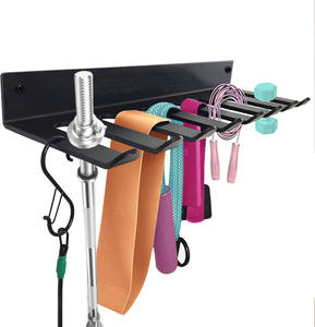 Heavy Duty Metal Gym Storage Rack Organizador de pared Gym Caddy Hanger - Product Image 1