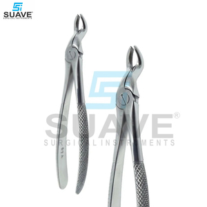 Juego de fórceps de extracción dental Juego de Instrumentos dentales de acero inoxidable para extracción de dientes SUAVE SURGICAL INSTRUMENTS - Product Image 4