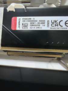 Mémoire <span class=keywords><strong>DDR5</strong></span> 6400 16 Go UDIMM Non-ECC de marque Kings Ton, neuve, KF564C32BB-16 / KVR64A52BS8-16, prête à être expédiée - Product Image 4