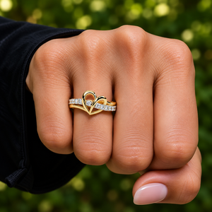 แหวนเพชรแล็บโกรว์ 14K 18K ทองคำแท้ ประดับเพชรทรงบริลเลียนท์ สี DEF น้ำหนักรวม 0.18 กะรัต ชุบโรเดียม สำหรับผู้หญิง รุ่น SHREERAJ สำหรับวันครบรอบ - Product Image 2