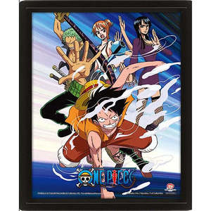For One Piece 3D Modern Design <b>Poster</b> Straw Hat Pirates Assault for Wall Usage - Product Image 1