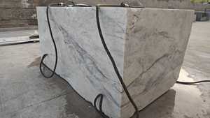 Lujoso diseño moderno Banswara bloques de mármol blanco piedra Natural para decoración de suelo de pared Interior losa de azulejo de origen indio - Product Image 6