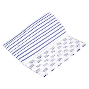 Bandeau Decitex en microfibre bleu/blanc 35x42 cm pour le lavage des nettoyants de sol - Product Image 1