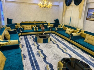 Sofá árabe moderno Majlis diseño tradicional marroquí Maghribi Majles Arabia muebles para sala de estar muebles para el hogar apartamento - Product Image 2