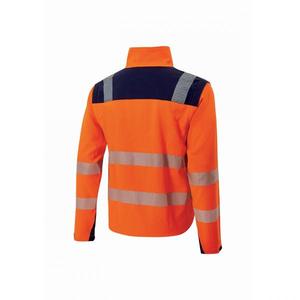 Chaqueta de trabajo de seguridad reflectante Bea Orange Fluo de alta visibilidad, de color naranja - Product Image 2