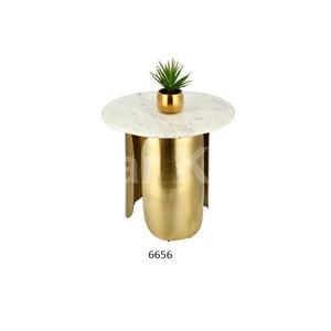 Luxury Home Modern Look Unique Design Metal <b>Side</b> <b>Table</b> With Marble Base Decorative Furniture For Modern Look <b>Side</b> <b>Table</b> - Product Image 1