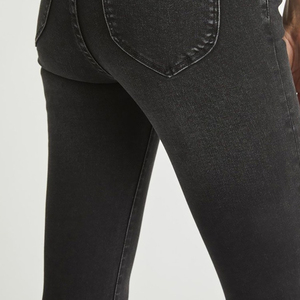 Jeans Negros de Mezclilla de Alta Calidad para Mujer, Jeans Holgados de Pierna Ancha para Mujer - Product Image 5