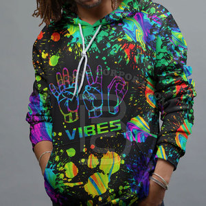 Sweat-shirts à sublimation pour hommes, prix bas, coupe ajustée, respirants et confortables, vente flash - Product Image 5