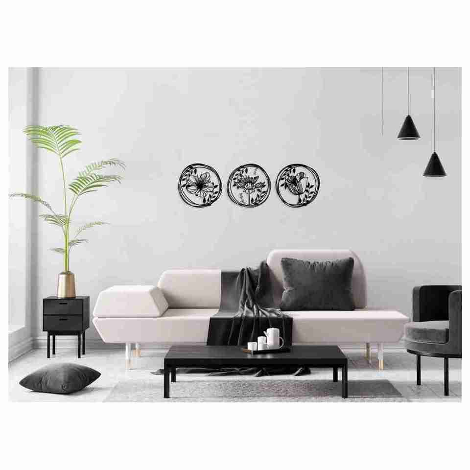 Factory Direct Sales Gold 3d Metal Wall Art For Home Decor Elegant Metal Frame Wall Decoration
