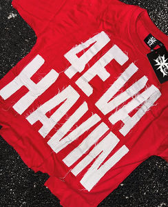 Personnalisé 2025 Streetwear T-Shirt en détresse broderie Applique Patch soleil délavé Vintage acide Boxy recadrée T-shirt pour hommes - Product Image 2