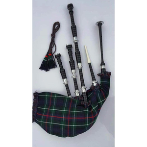 Black Wood Colors <b>Tartan</b> Bagpipe for Sale Custom Made Black Rosewood Bagpipes Scottish Highland & Black Color High Quality - Product Image 5
