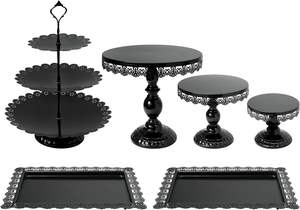 Best Seller Cake Stand de metal recubierto de oro Cake Stand de 3 niveles de alta calidad al por mayor elegante Cake Stand en calidad premium - Product Image 5
