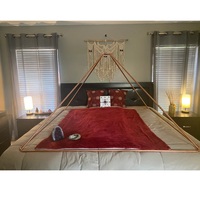 Pyramide en Cuivre Poli pour le Travail Énergétique, le Nettoyage des Chakras et la Concentration Spirituelle – Disponible en Quantité en Gros