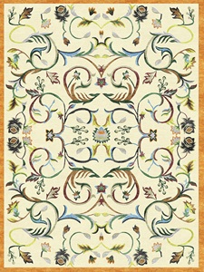 Alfombra moderna de lana con mechones a mano de pila alta, patrón abstracto, respetuosa con el medio ambiente, resistente al fuego para sala de estar, Hotel, ejercicio de oración - Product Image 2
