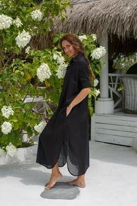 2024 nouveauté Spaghetti sangle dos nu robes de plage couvertures Style bohème cravate teinture longue plage Maxi robe - Product Image 4