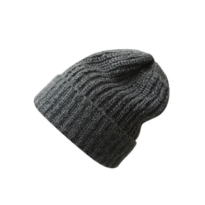 Bonnet d'hiver unisexe personnalisé avec logo, 100% acrylique, impression numérique, tricot plat, couleur unie, bord retroussé, style décontracté professionnel - Product Image 2