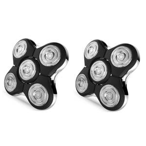 Cabezales de Repuesto para Afeitadora Eléctrica Rotativa Facial Mini, con Cinco Cuchillas y Resistencia al Agua IPX7 - Product Image 1
