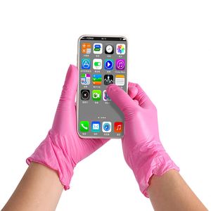 Guanti in Nitrile Senza Polvere per Odontoiatria, Tatuaggi e Bellezza, Rosa, Nero, Blu, Viola, Verde, Logo Personalizzato, per <span class=keywords><strong>Sbiancamento</strong></span> <span class=keywords><strong>Dentale</strong></span> - Product Image 6