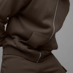 Últimas Sudaderas con Capucha Casuales de Corte Holgado con Logotipo Personalizado para Hombre, Sudaderas con Capucha Cálidas de Forro Polar con Cierre, Cómodas y a la Moda para Hombre 2026 - Product Image 3