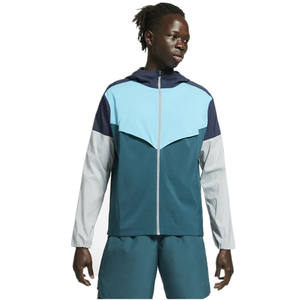 Coupe-vent pour hommes en gros de couleur unie de nouveau style veste respirante légère pour l'extérieur - Product Image 3