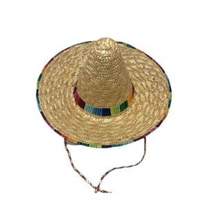 Chapeau de paille écologique fait à la main de haute qualité accessoire de mode de plage pour la Protection solaire chapeau de paille unisexe pour les activités de plein air - Product Image 2