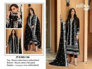 Traje Salwar de algodón puro cosido con Dupatta Multi-Color Festival Temporada Ropa india y pakistaní disponible a precio - Product Image 5