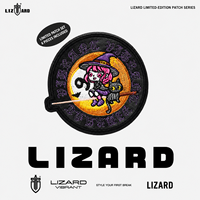Sac de queue de billard LIZARD édition limitée, tendance, avec broderie personnalisée, badge décoratif DIY, autocollant pour sac de queue de billard