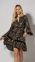 Robe longue Maxi pour les cocktails surdimensionnée longueur au sol à la main été femmes Sexy licou imprimer Maxi robe dames élégantes