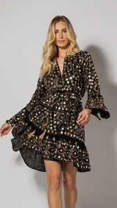 Vestido largo Maxi para fiestas de cóctel de gran tamaño hasta el suelo hecho a mano de verano para mujer Sexy Halter estampado Maxi vestido elegante para mujer - Product Image 4