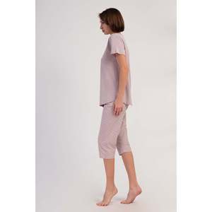 Combinaison de nuit ovale à manches courtes et col rond pour femme, taille XXL - Product Image 2