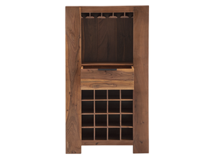 Highboard Osbon Acacia Modern Wood Highboard for Living Room Dining <b>Kitchen</b> & Bedroom - Product Image 2