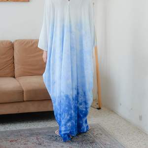 El mejor y elegante caftán abaya bohemio hecho de tela suave y transpirable adecuado para fiestas de viaje o colecciones de verano - Product Image 3