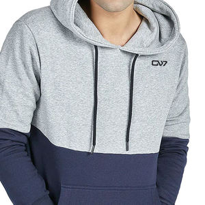 Personalizado de los hombres 100% de algodón francés Terry Oversize Pullover Sudadera con capucha de peso pesado Casual Sudadera Impreso Sólido Invierno ODM Suministro - Product Image 3